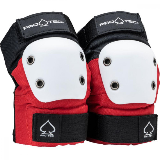 Pro-Tec Pad Set Street Gear Junior 3 Pack Open Back - Red/White/Black