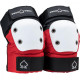 Pro-Tec Pad Set Street Gear Junior 3 Pack Open Back - Red/White/Black