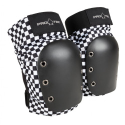 Pro-Tec Street Knee/Elbow Combo Pad Set Open Back Checker