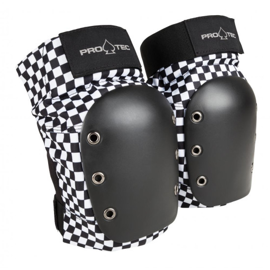 Pro-Tec Street Knee/Elbow Combo Pad Set Open Back Checker