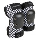 Pro-Tec Street Knee/Elbow Combo Pad Set Open Back Checker