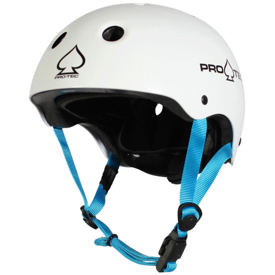 Pro-Tec Helmet JR Classic Fit Cert Gloss White