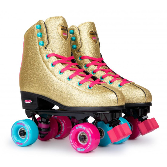 Rookie BUMP Roller Disco Quad Roller Skates V2 - Gold