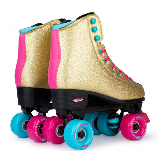Rookie BUMP Roller Disco Quad Roller Skates V2 - Gold