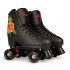 Rookie Quad Roller Skates Rosa - Black With Skate Bag