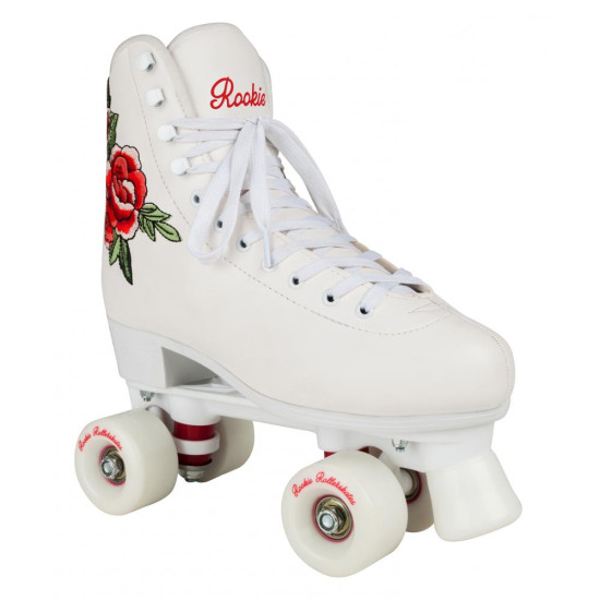 Rookie Quad Roller Skates Rosa - White