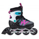 Skatelife Motion Children's Adjustable Inline Skates - Black/Pink