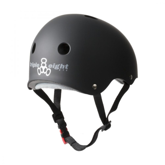 Triple 8 Certified Sweatsaver Helmet - Black 