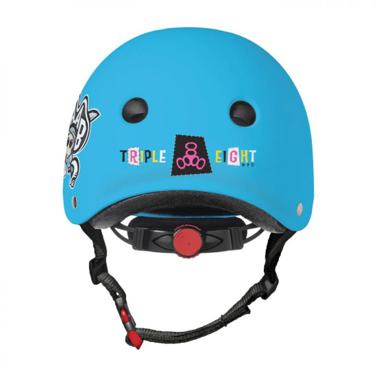 Triple 8 Helmet Youth Lil 8 Staab Neon Blue