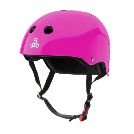 Triple Eight 8 Certified Sweatsaver Helmet - Pink Gloss