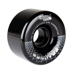 Clouds Urethane Quantum Wheels (Pack of 4) Black/Silver