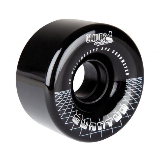 Clouds Urethane Quantum Wheels (Pack of 4) Black/Silver
