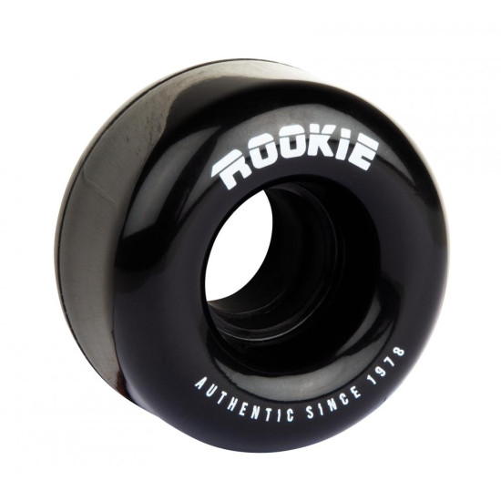 Rookie Disco Quad Roller Skate Wheels Black 58mm 80A (4 Pack) 