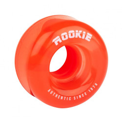 Rookie Disco Quad Roller Skate Wheels Clear Red 58mm 80A (4 Pack) 