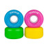 Rookie Disco Quad Roller Skate Wheels Multi 58mm 80A (4 Pack) 