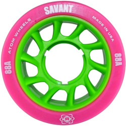 Atom Savant Wheels Pink 88A 59x38mm (4 Pack)