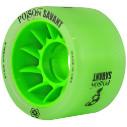 Atom Poison Savant Hybrid Wheels Green 59x38mm (4 Pack)