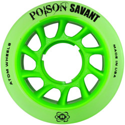 Atom Poison Savant Hybrid Wheels Green 59x38mm (4 Pack)