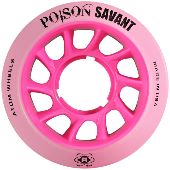 Atom Poison Savant Hybrid Wheels Pink 59x38mm (4 Pack)