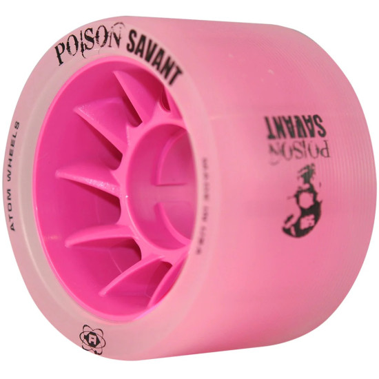 Atom Poison Savant Hybrid Wheels Pink 59x38mm (4 Pack)