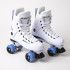 Supreme Turbo 33 Quad Roller Skates White Custom