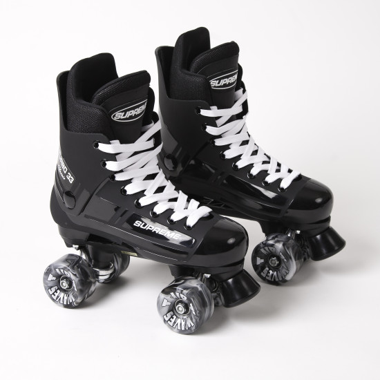 Supreme Turbo 33 Quad Roller Skates - Airwave Wheels