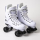 Supreme Turbo 33 Quad Roller Skates White Custom