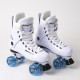 Supreme Turbo 33 Quad Roller Skates White - Ventro Wheels