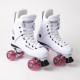 Supreme Turbo 33 Quad Roller Skates White - Ventro Wheels