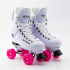 Supreme Turbo 33 Quad Roller Skates White - Rio Coaster Wheels