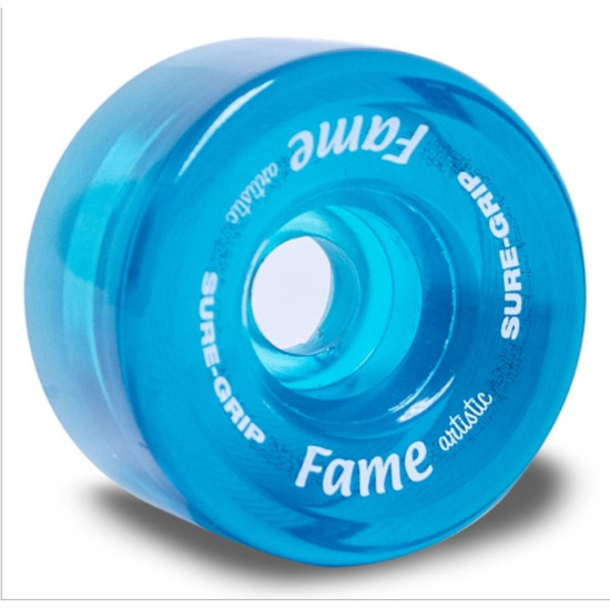 Sure-Grip Fame Artistic Wheels Clear (8 Pack)