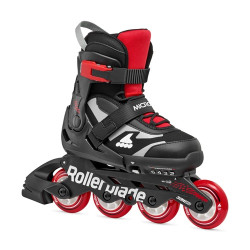 Rollerblade Microblade Junior Adjustable Inline Skates Black/Red