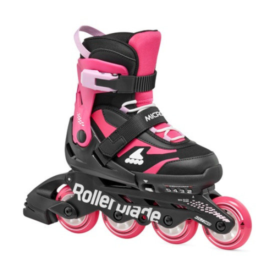 Rollerblade Microblade Junior Adjustable Inline Skates Black/Pink