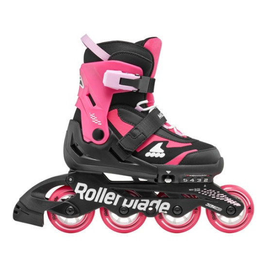 Rollerblade Microblade Junior Adjustable Inline Skates Black/Pink