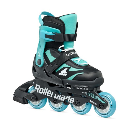 Rollerblade Microblade Junior Adjustable Inline Skates Black/Light Blue