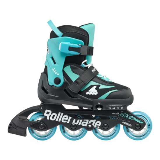 Rollerblade Microblade Junior Adjustable Inline Skates Black/Light Blue