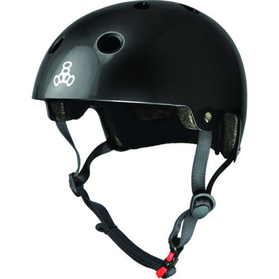 Triple 8 Brainsaver Matte Helmet with EPS Liner - All Black