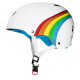 Triple 8 Cert Sweatsaver Helmet - Rainbow Sparkle White
