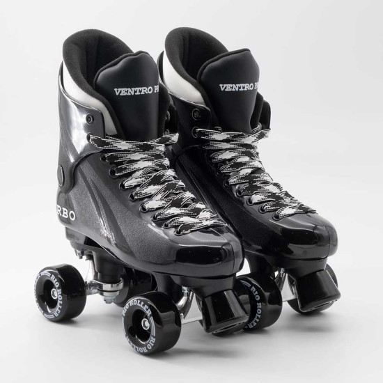 Ventro Pro Turbo Quad Roller Skates - Black