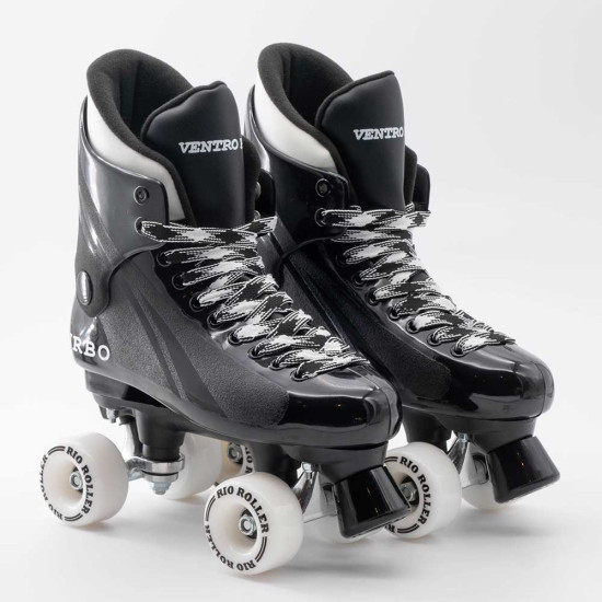 Ventro Pro Turbo Quad Roller Skates - Rio Coaster Wheels