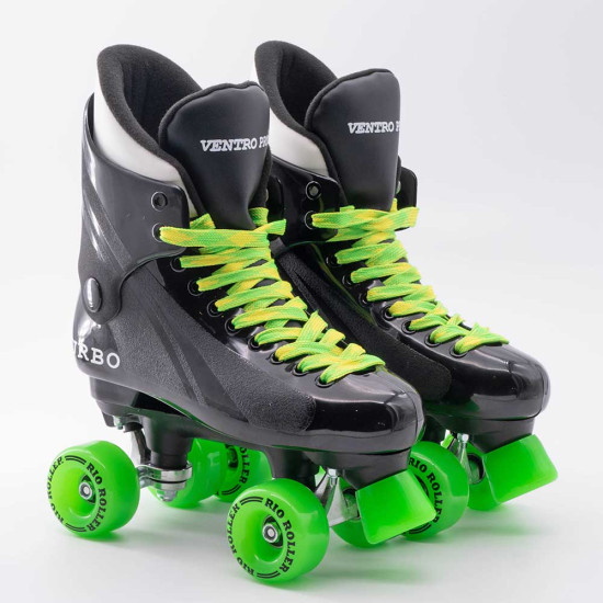Ventro Pro Turbo Quad Roller Skates - Rio Coaster Wheels
