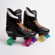 Ventro Pro Turbo Quad Roller Skates - Rainbow Ventro Wheels