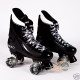 Ventro Pro Turbo Quad Skates - Light Up Flashing Wheels
