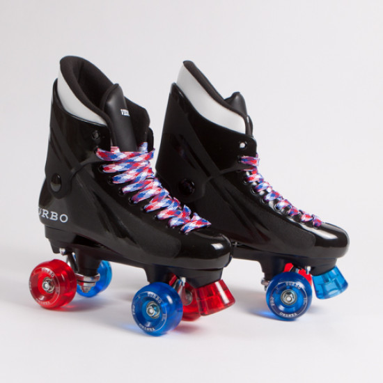 Ventro Pro Turbo Quad Roller Skates - Mixed Colour Ventro Wheels 