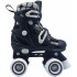 California Pro Retero Adjustable Quad Roller Skates - Black