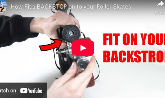 How to fit a back stop to your roller skates (video)