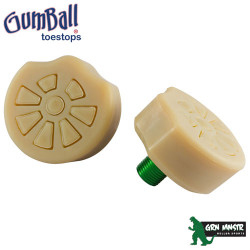 Gumball Superball Toe Stops 5/8" - Short 17mm (pair)