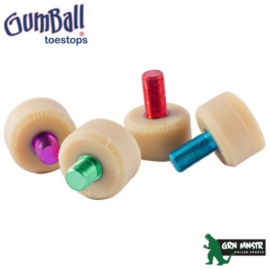 Gumball V2 Toe Stops 5/8" - Long 30mm (pair)