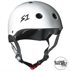 S1 Mini Lifer Multi Impact Kids Helmet - White Gloss