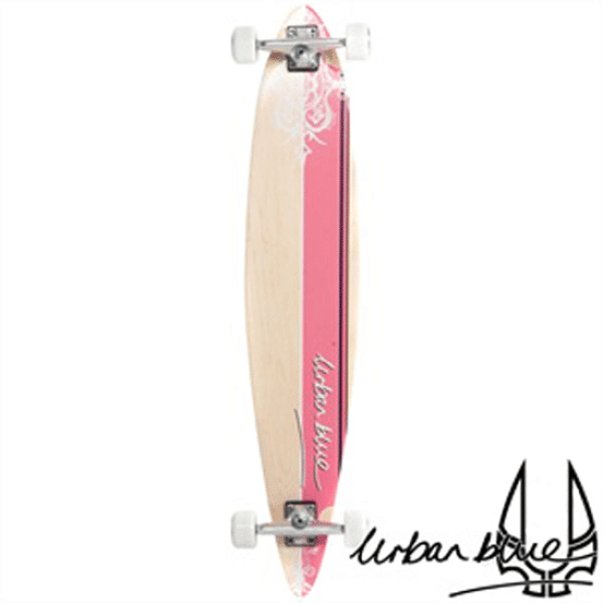 Urban Blue 44.5" Pintail Longboard - Kokopelli, B1